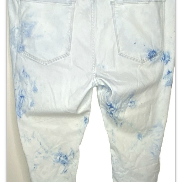 Old Navy Rockstar Super Skinny Ankle Jeans 18 Petite Light Blue Distressed - Picture 9 of 14